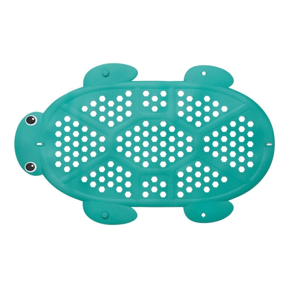 image 1 of Infantino 2-in-1 Bath Mat & Storage Basket Turtle