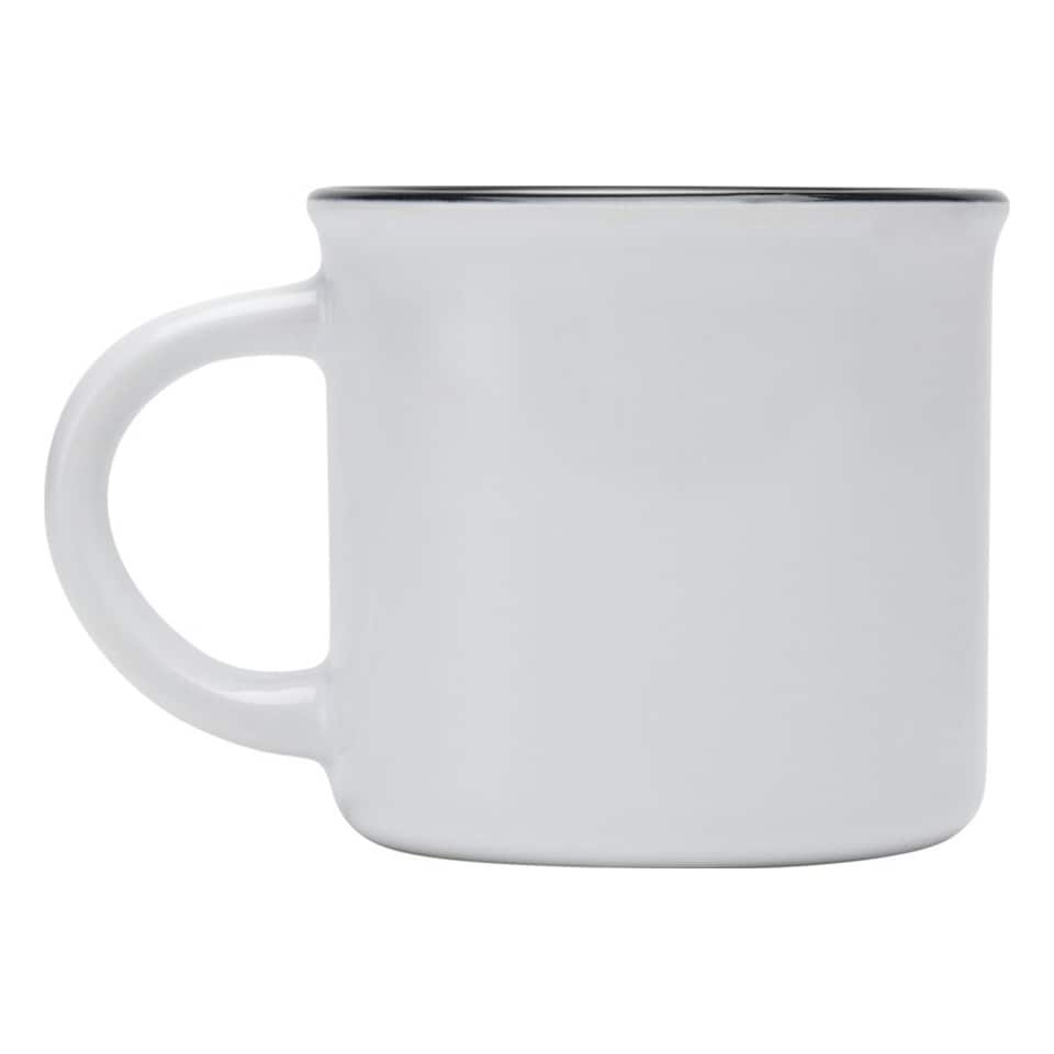 image 1 of Bari Ceramic 240ml Mug - White - One Size