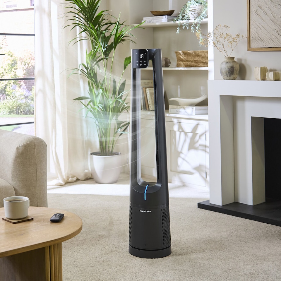 Morphy Richards Flexi Freeze 42 Bladeless Tower Fan & Air Purifier