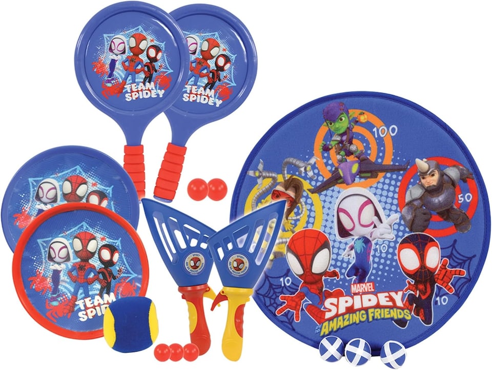 Spidey & His Amazing Friends Bumper Box 4in1 Garden Games