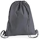image 2 of Westford Mill Organic Premium Cotton Gym Sack - Graphite - One Size | Black | One Size