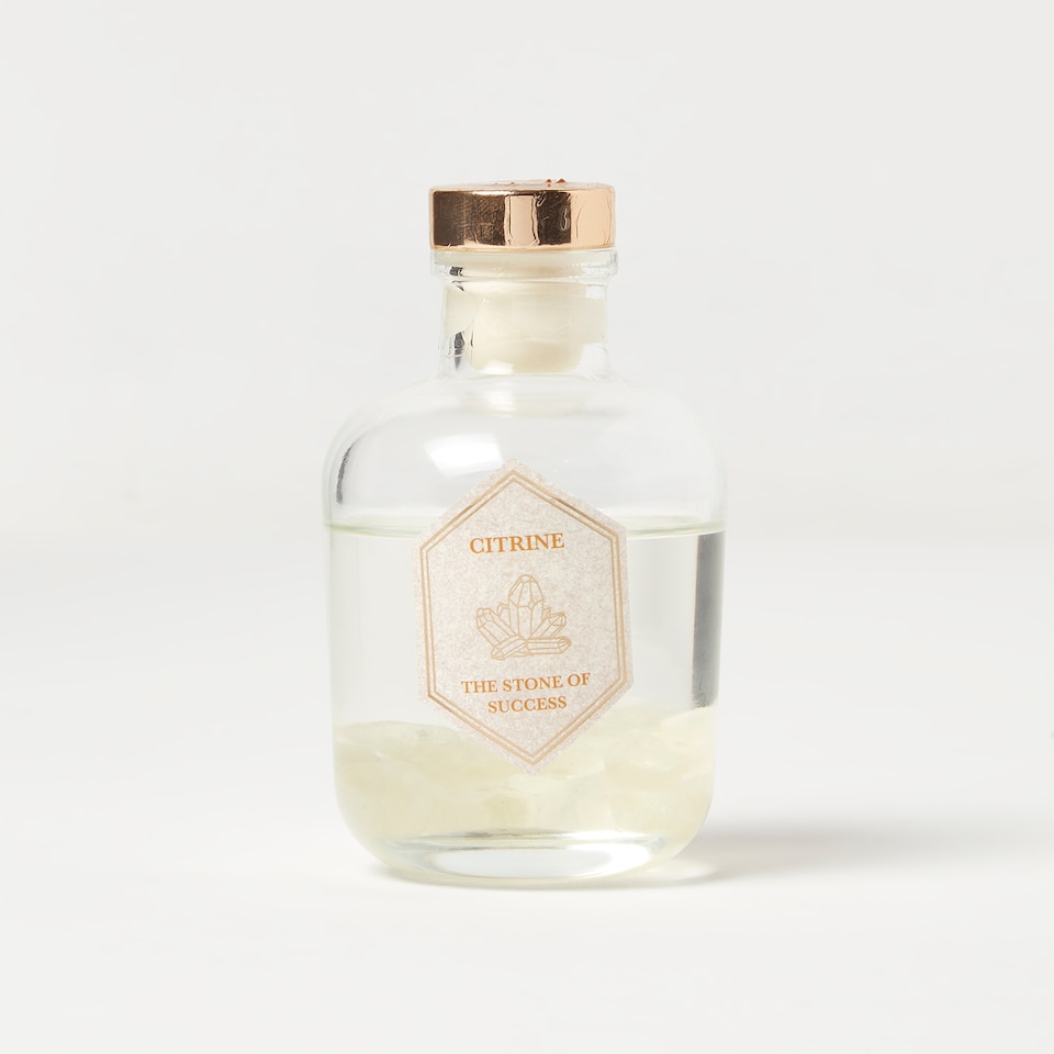 image 1 of Homescapes Citrine Crystal Reed Diffuser – Summer Garden Scent