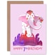 image 1 of Elephant Flowers Cartoon Age 7 Year Old Child Kids 7th Birthday Card