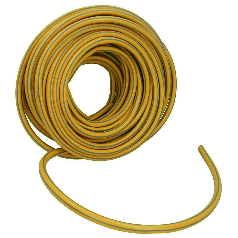 image 1 of Hozelock Starter Garden Hose Pipe 12.5mm 30m PVC Watering Yard & Fittings Yellow