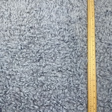 Blue Plush Faux Fur Fabric for Dressmaking, Toy Making, 145cm / 57" Wide - per metre