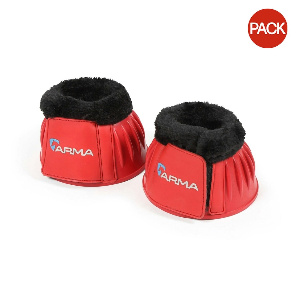 ARMA Horse Overreach Boots (Pack of 2) - Red - X Full