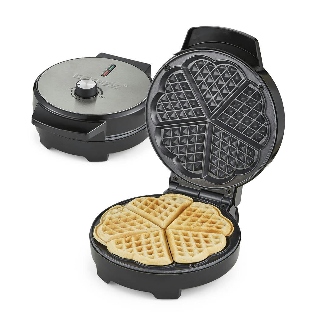 GEEPAS Waffle Maker 5 Slice, 1000W