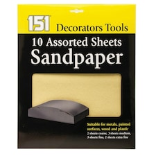 Pack of 10 Multi Sheets Sandpaper