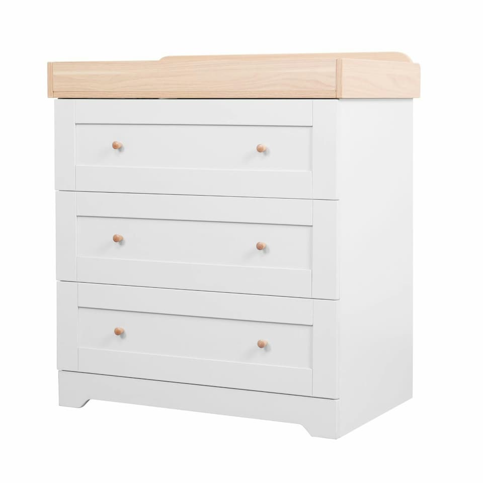 image 1 of Tutti Bambini Rio Chest Changer - Dove Grey/Oak