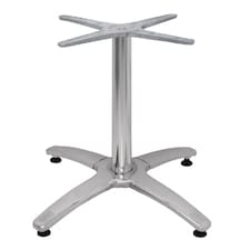 Tina Aluminium Coffee Table Base Silver