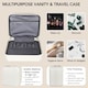 image 6 of 3 Piece Luggage Set with Vanity Case, Carry-On & Large Suitcase | White | Off White