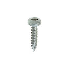 Timco - Classic Multi-Purpose Screws - PZ - Pan Head - A2 Stainless Steel (Size 5.0 x 25 - 200 Pieces)