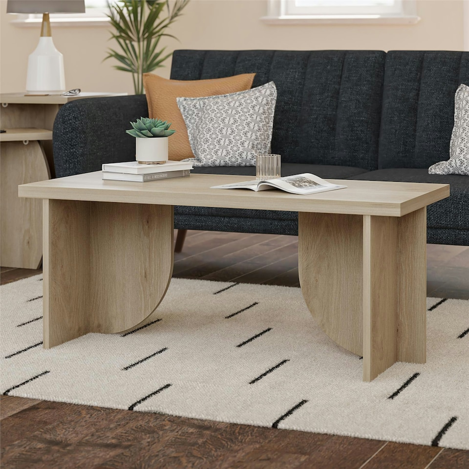 image 1 of Voler Coffee Table Light Oak Look Brown | Light Oak