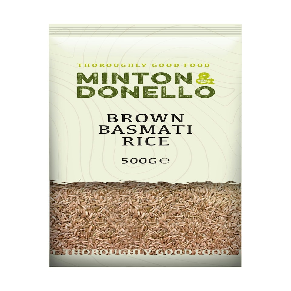 image 1 of Minton & Donello Brown Basmati Rice 6 x 500g