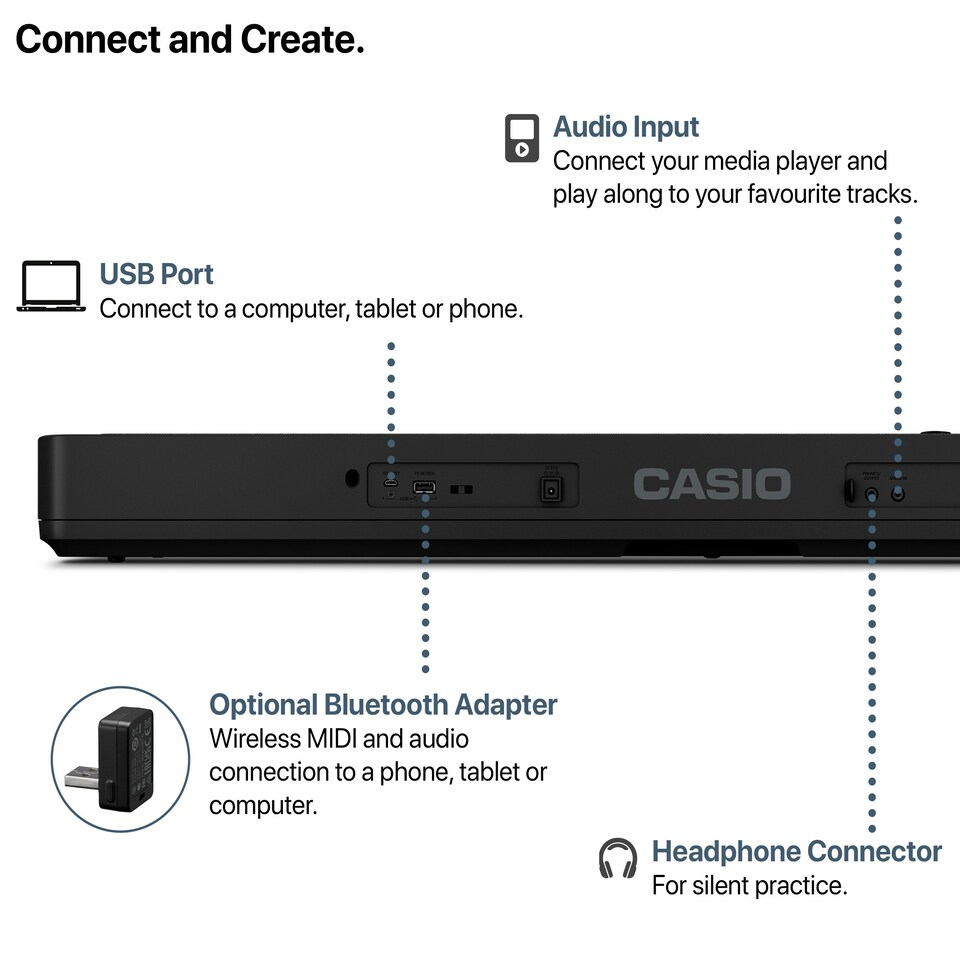 image 1 of Casio CT-S1 Black