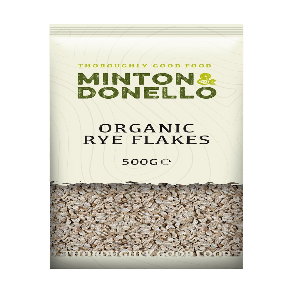 image 1 of Minton & Donello Organic Rye Flakes 6 x 500g | Multi