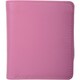 image 1 of Slim Line Genuine Soft Leather RFID Protected Money Credit Card Purse Pink | Pink/Ivory