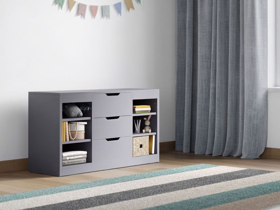 image 1 of Flair Charlie Drawer Unit Grey