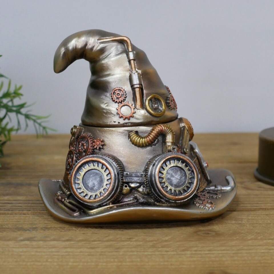 image 1 of Gifts Direct 2 U Steampunk Wizard Hat Trinket Holder