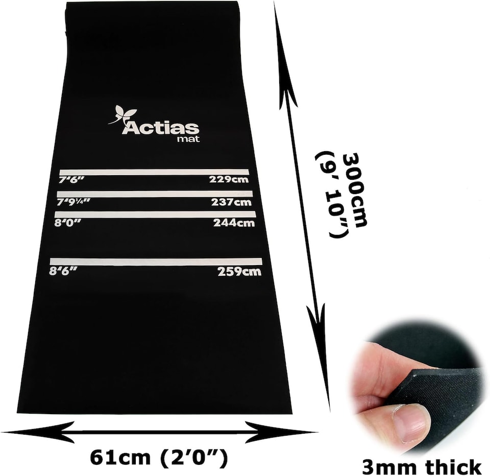 image 1 of Professional Heavy Duty Darts Mat (Rubber)