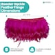 image 2 of Trimming Shop 2M Rooster Hackle Feather Fringe Trim for Creative Projects