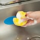 image 2 of Kikkerland Duck Grab 'N Scrub Sponge & Holder Set | Yellow | 1