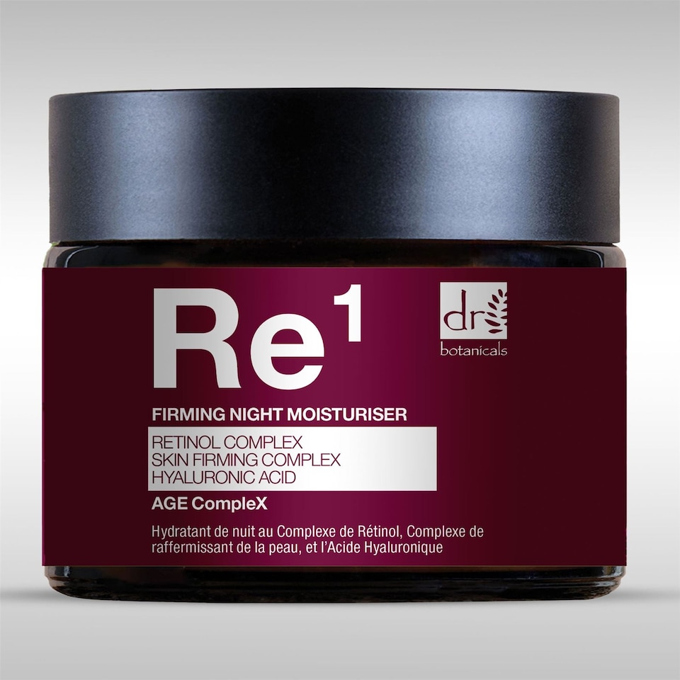 image 1 of Dr. Botanicals Retinol Complex 1% Hyaluronic Acid 1% Anti-Ageing Night Moisturiser 60ml for Fine Lines, Wrinkles, Loss of Firmness