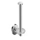 image 1 of Cosmic Wall Mounted Verticle Toilet Roll Holder with Durable Metal Chrome Finish