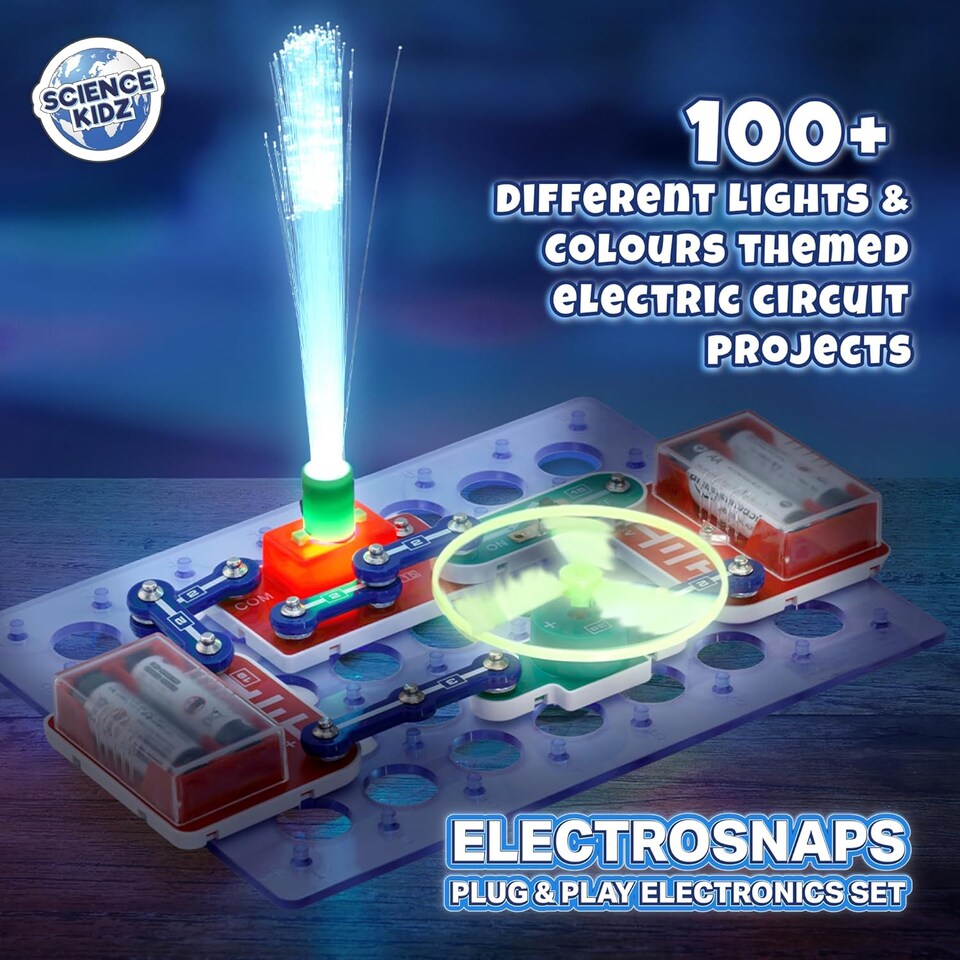 image 1 of Science Kidz Electro Snaps Light & Colour Set