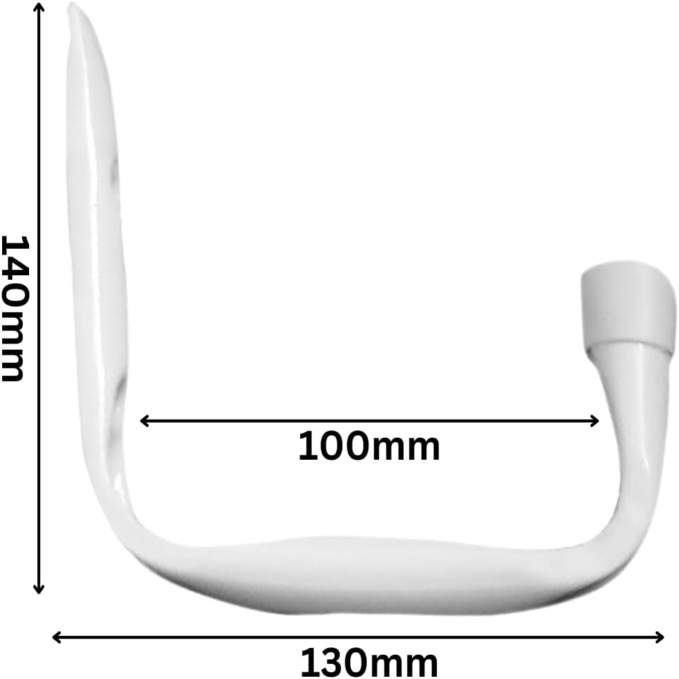 image 1 of Marco Paul White Set of 2 Large Multi-purpose hooks Wall Hooks