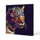 image 1 of leopard face with pop art style (Canvas Print) 77 x 77 x 4cm