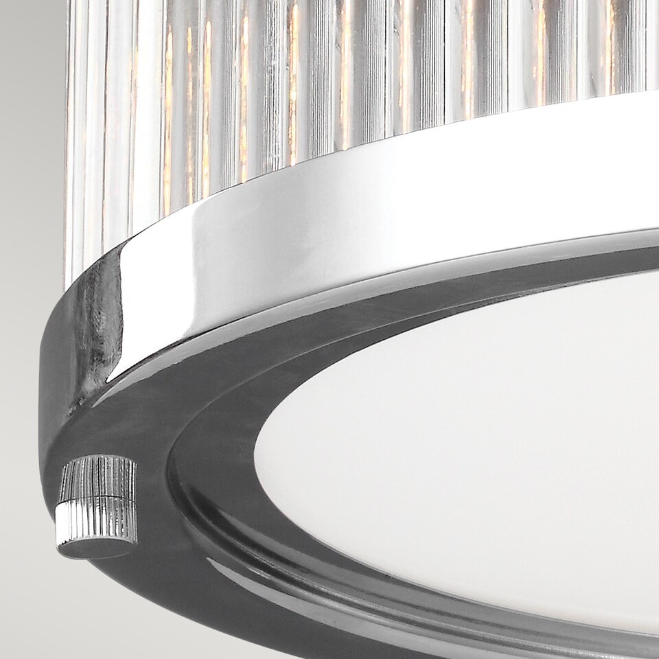 image 1 of Paulson 3 Light Bathroom Flush Mount Ceiling Light Chrome IP44, G9