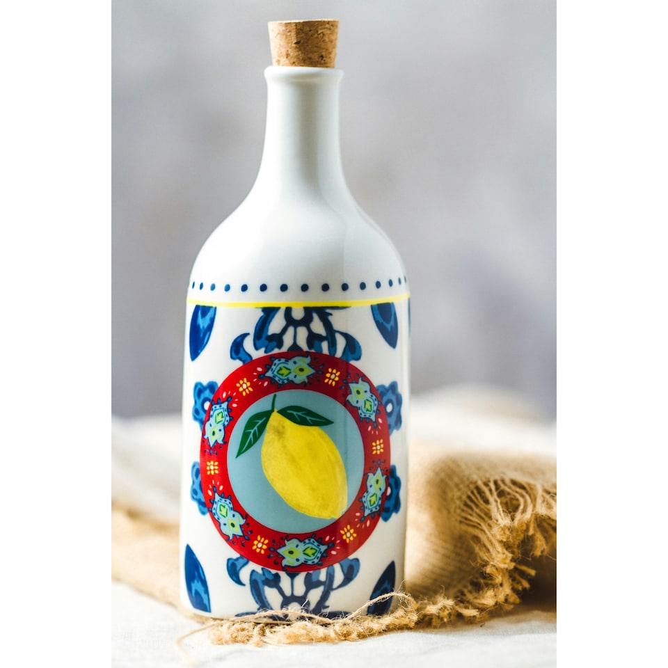 image 1 of KitchenCraft Ceramic Oil and Vinegar Bottle Set 500ml