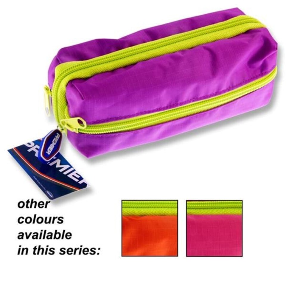 image 1 of Pencil Pouch with 3 Zippers by Premier
