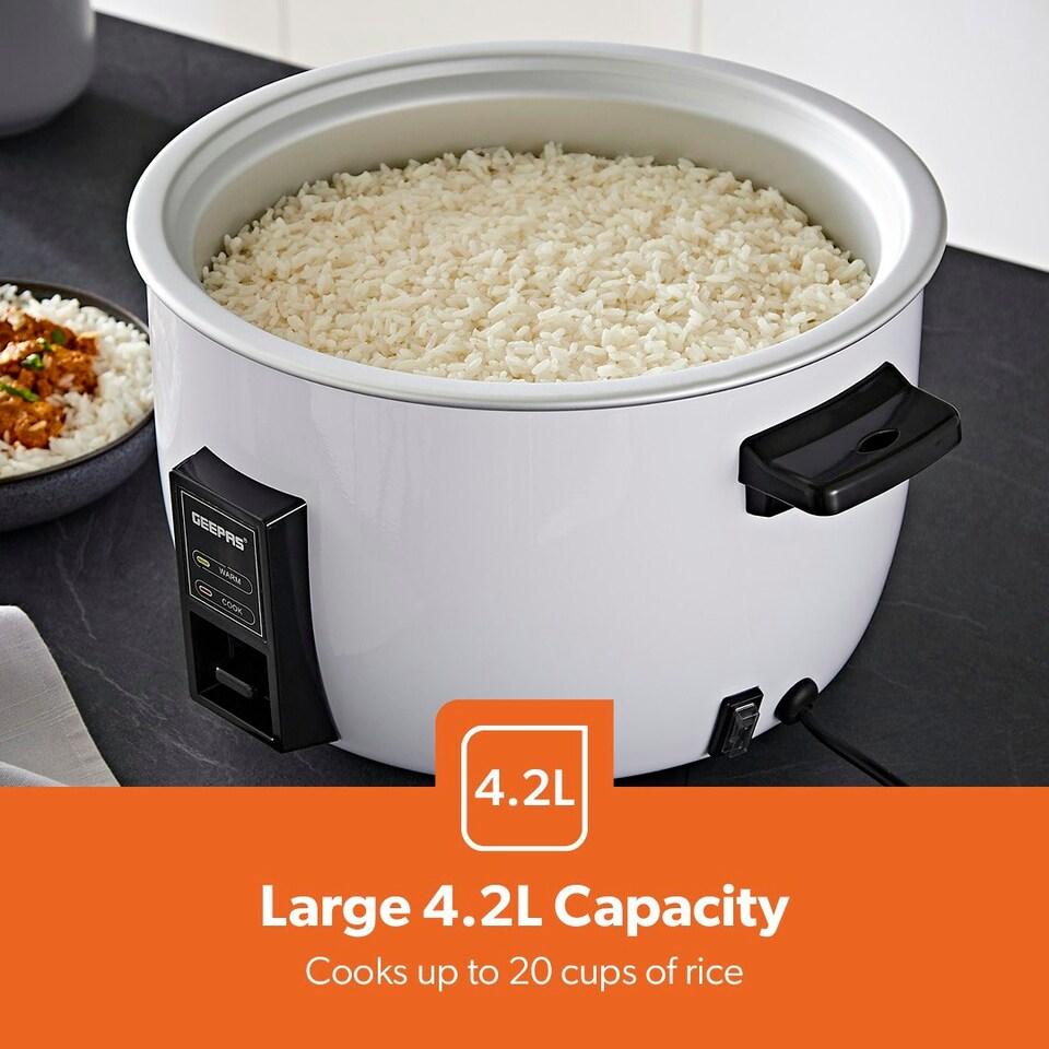 image 1 of GEEPAS Commercial Rice Cooker 4.2L, 1600W