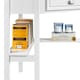 image 5 of Yaheetech Corner Computer Desk  White | White