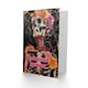 image 2 of Floral Gothic Memento Mori Skeleton Collage Partner Anniversary Card
