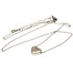 image 2 of West Ham United FC Stainless Steel Heart Necklace & Pendant - Grey/Silver - One Size