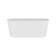 image 1 of Balterley Contemporary Oval Freestanding Bath: Modern Double-Ended Luxury Acrylic Bath | White | White | 1500 x 730 x 590mm