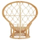 image 5 of Interiors by Premier Brown Natural High Back Rattan Peakcock Chair, Rattan Arm Chair, Rattan Patio Chair for Home, Garden