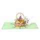 image 2 of Bunny’s Basket of Cheer 3D Pop Up Easter Card