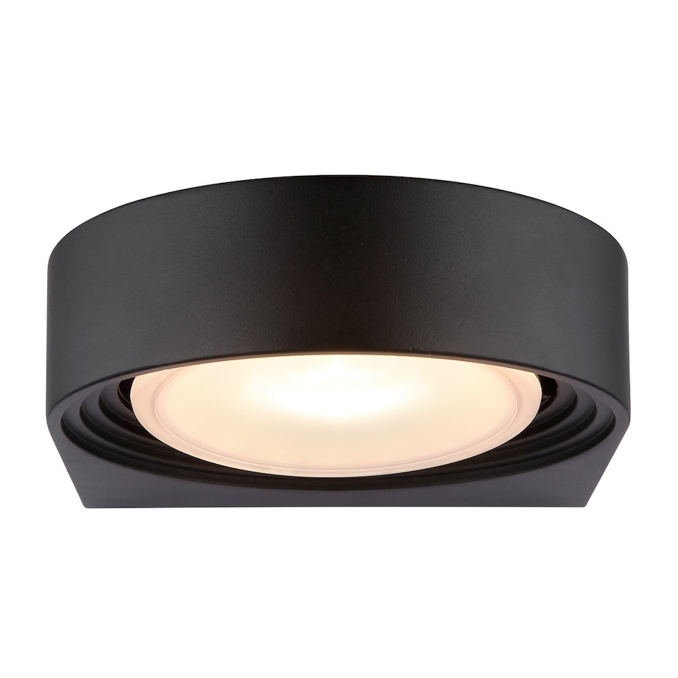 image 1 of Oko Outdoor Wall Down Lamp Matt Black IP44 LED 3000K