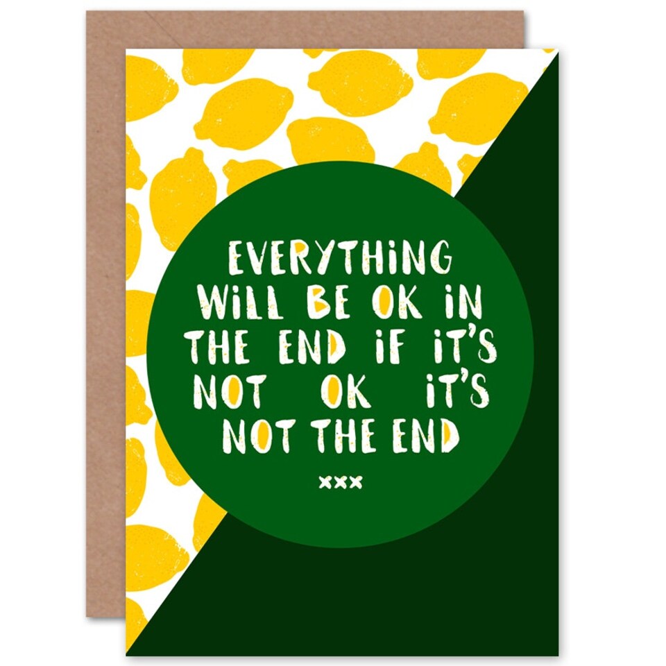 image 1 of Lemons Support Joke Friendship Card