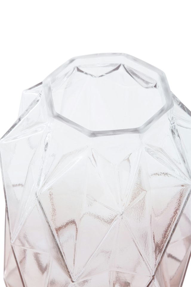 image 1 of Brice Large Pink Glass Vase | Pink