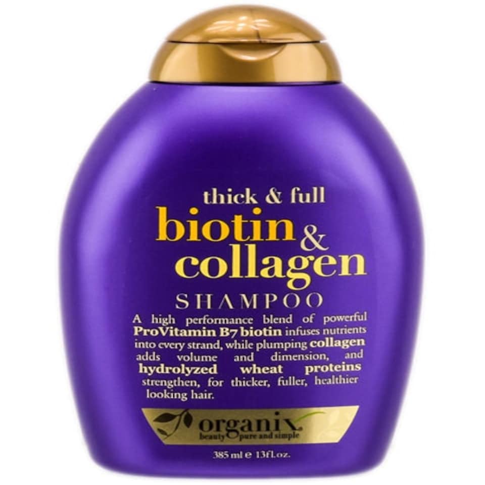 image 1 of OGX Thick And Full Biotin And Collagen Shampoo 385 ml