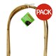image 2 of SupaGarden U-Shaped Bamboo Canes (Pack Of 3) - Cream - One Size