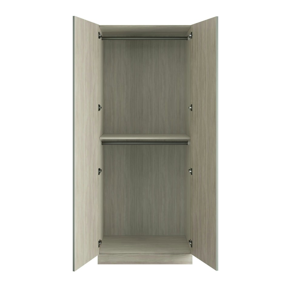 image 1 of Shaker Sage Green Double Wardrobe with Double Rail Green