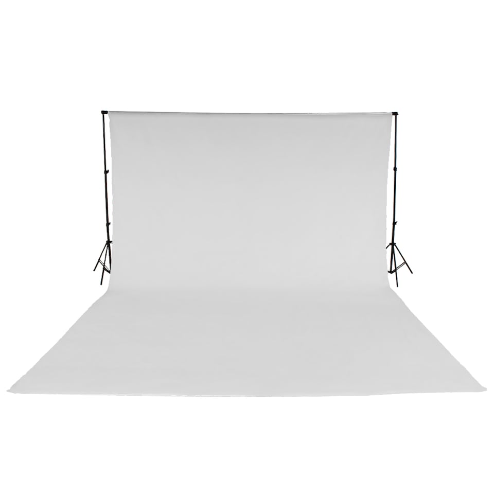 image 1 of Backdrop system, full set 3x6m with carry bag | White | white | 300 x 600 cm | 1