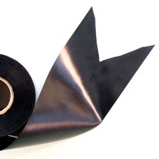 Black Satin Faced Ribbon Reel 100mm x 50m