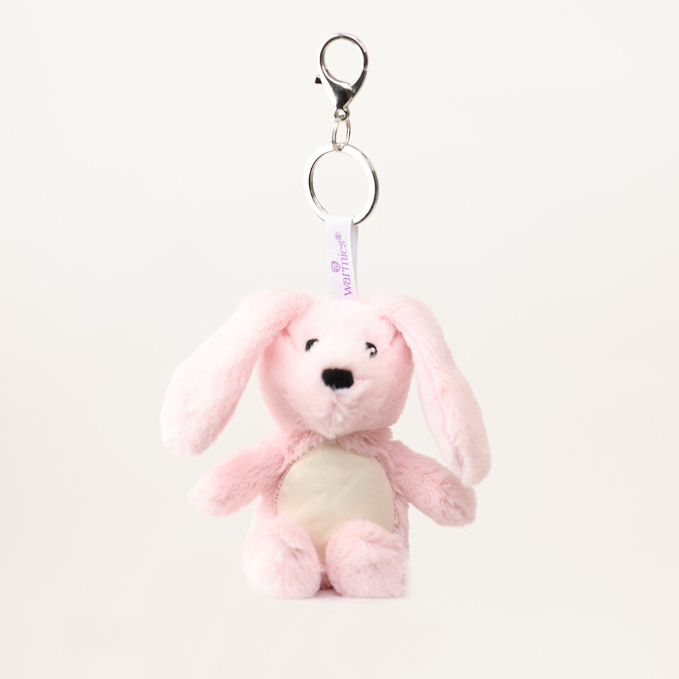 image 1 of Warmies Bunny BAG CHARM